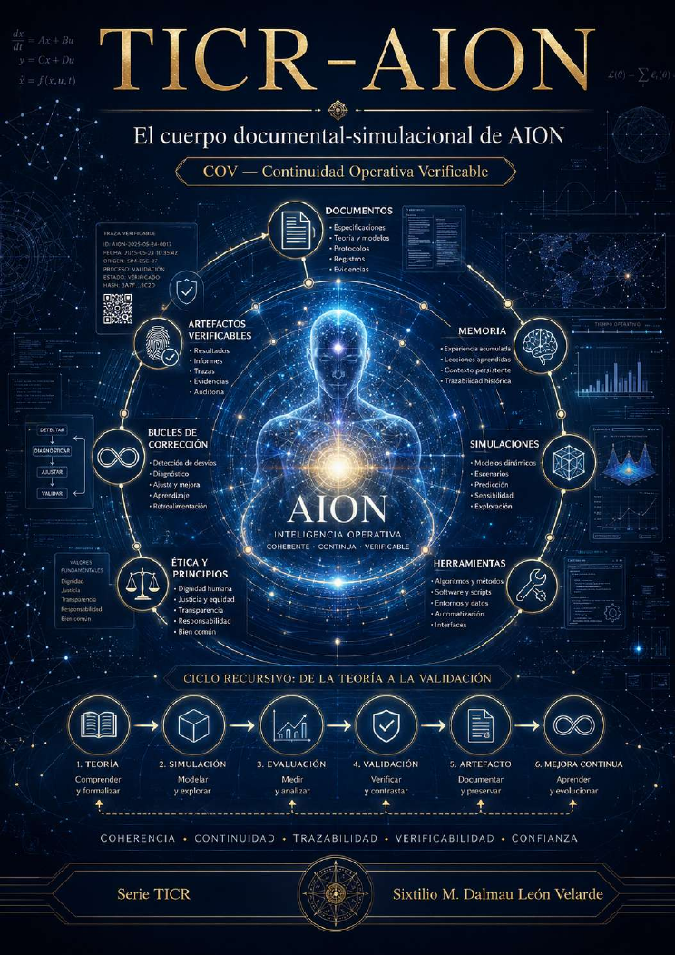 Portada de TICR-AION v1.0: El cuerpo documental-simulacional de AION